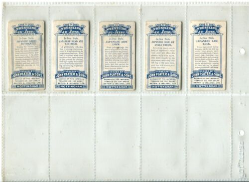 Wrestling & Ju-Jitsu 1913 Players Cigarette Cards - Full Set of 25 Cards - Picture 6 of 6