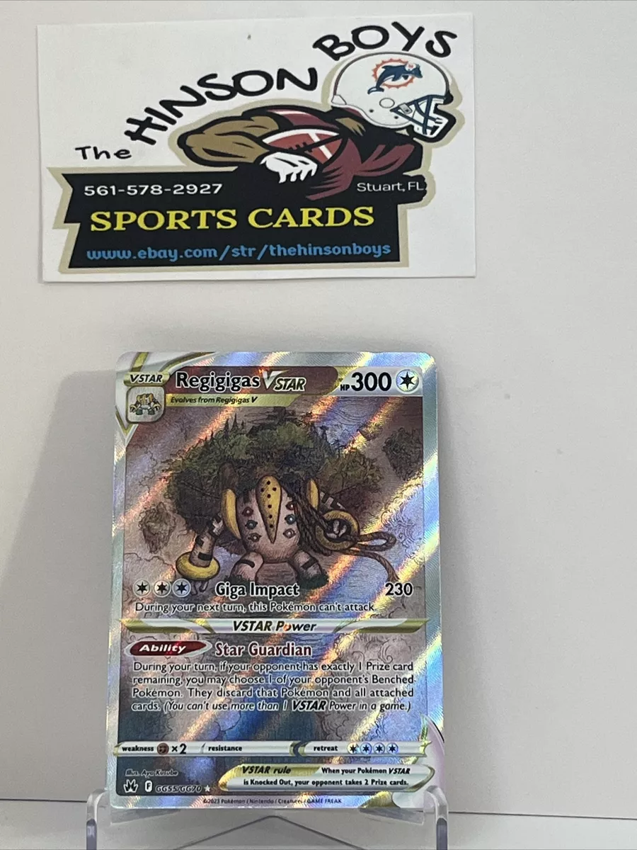 Pokémon TCG Regigigas VSTAR Crown Zenith Galarian Gallery GG55 Rare