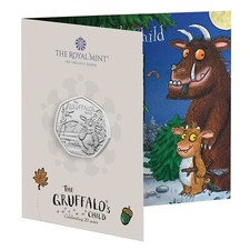 CrawleyCoins 2024 The Gruffalo’s Child 50p BU Royal Mint Sealed Pack Gruffalo
