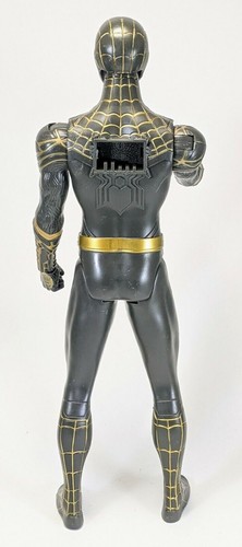 Marvel Studios Spider-Man Black Gold Suit Titan Hero Series 12" Action Figure - Picture 6 of 6