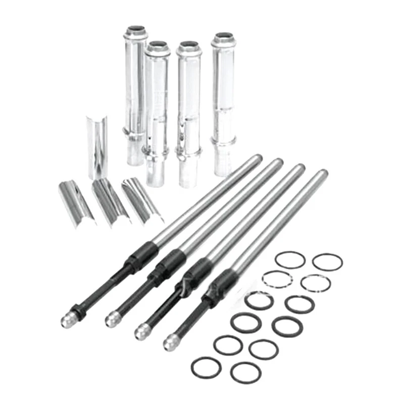 Kit de varilla de empuje y cubierta doble para Harley reemplazo para instalación S&S Quickete EZ Foto 2 de 4