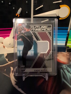 2023 Panini Elite Extra Edition Future Threads CADE KUEHLER RC Jersey Patch ATL