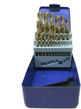 PUNTE 25 PZ PUNTA TRAPANO ACCIAIO ALLUMINIO TITANIO HSS FERRO 1-13 MM