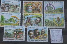 Ruanda 1982 Landwirtschaft  kplt. Mi 1159 - 1166**,  Mi  7 &euro;