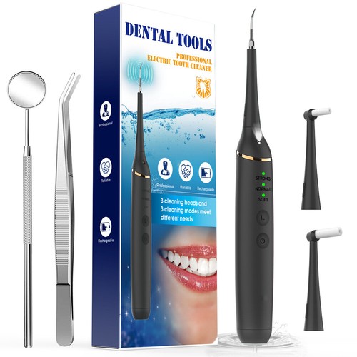 Escalador dental eléctrico Sonic eliminador de placa limpiador de manchas dentales - Imagen 4 de 14