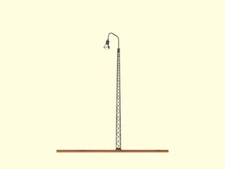 BRAWA 84035 LED-Gittermastleuchte mit Stecksockel, einzeln, Spur H0