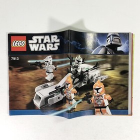 LEGO INSTRUCTIONS 7913 Star Wars Clone Trooper Battle Pack Manual Booklet Book