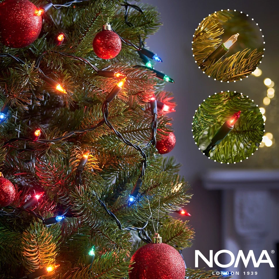 Noma Traditional Filament Christmas Tree Vintage Retro Style String Fairy Lights