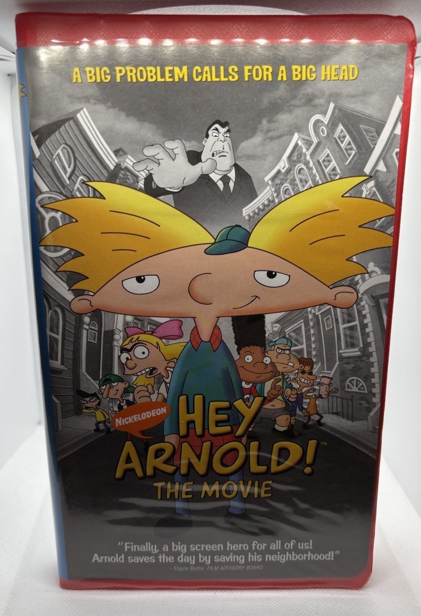 Nickelodeon Hey Arnold! The Movie VHS 2002 Animation Adventure