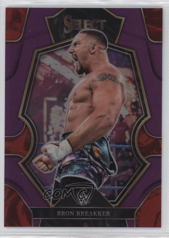 2023 Panini Select WWE Premier Level Purple Prizm /99 Bron Breakker #182 0jr1