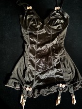 Vintage Victoria s Secret Second Skin Satin Sissy Teddy Size 36C