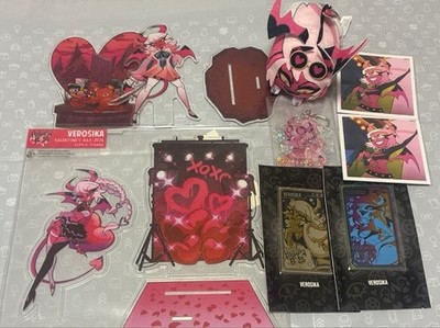 Helluva Boss Verosika Acryl Ständer Schlüsselanhänger Merch Lot Sammlerstück 15+