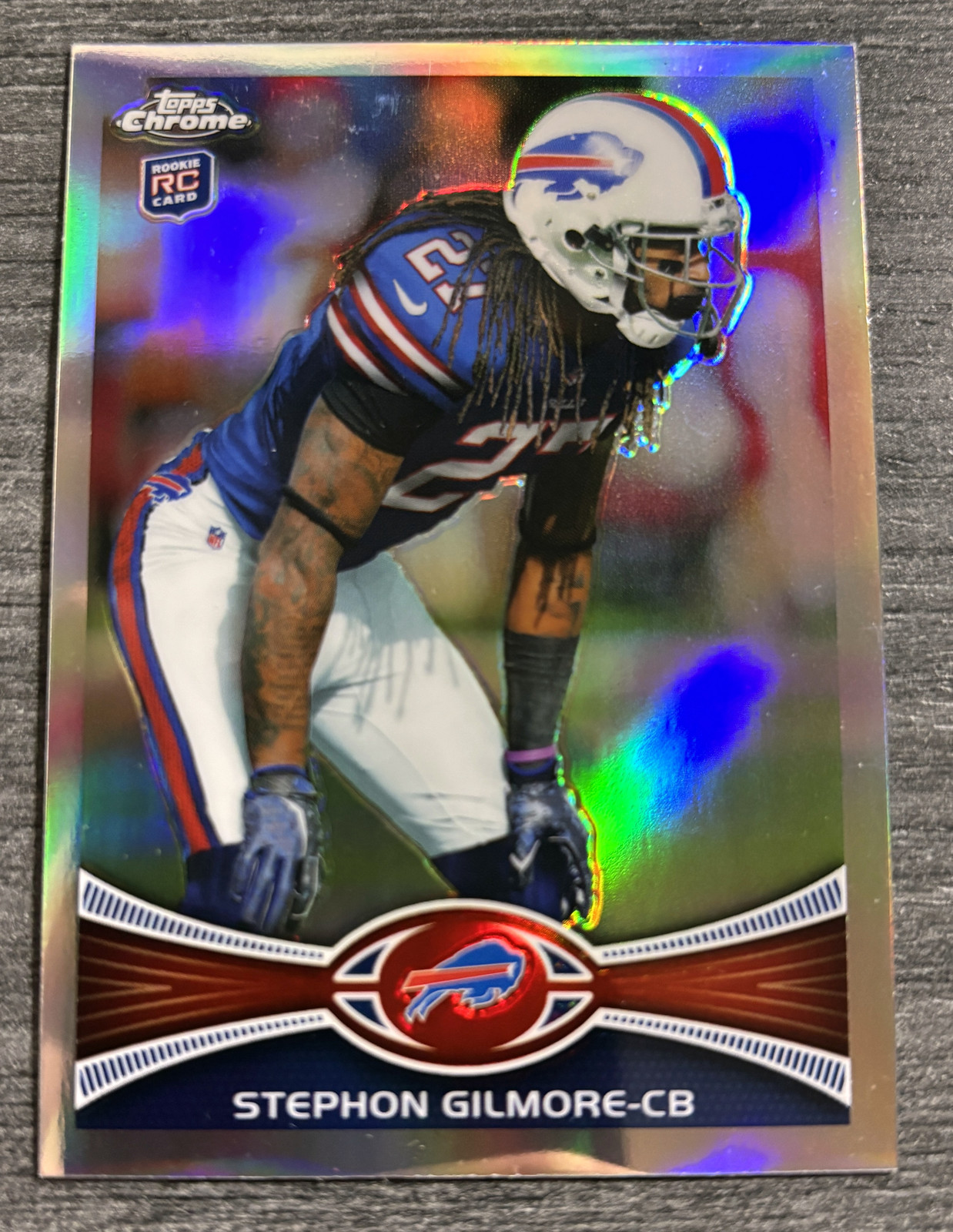 Stephon Gilmore 2012 Topps Chrome #26 Refractor RC Rookie Buffalo Bills