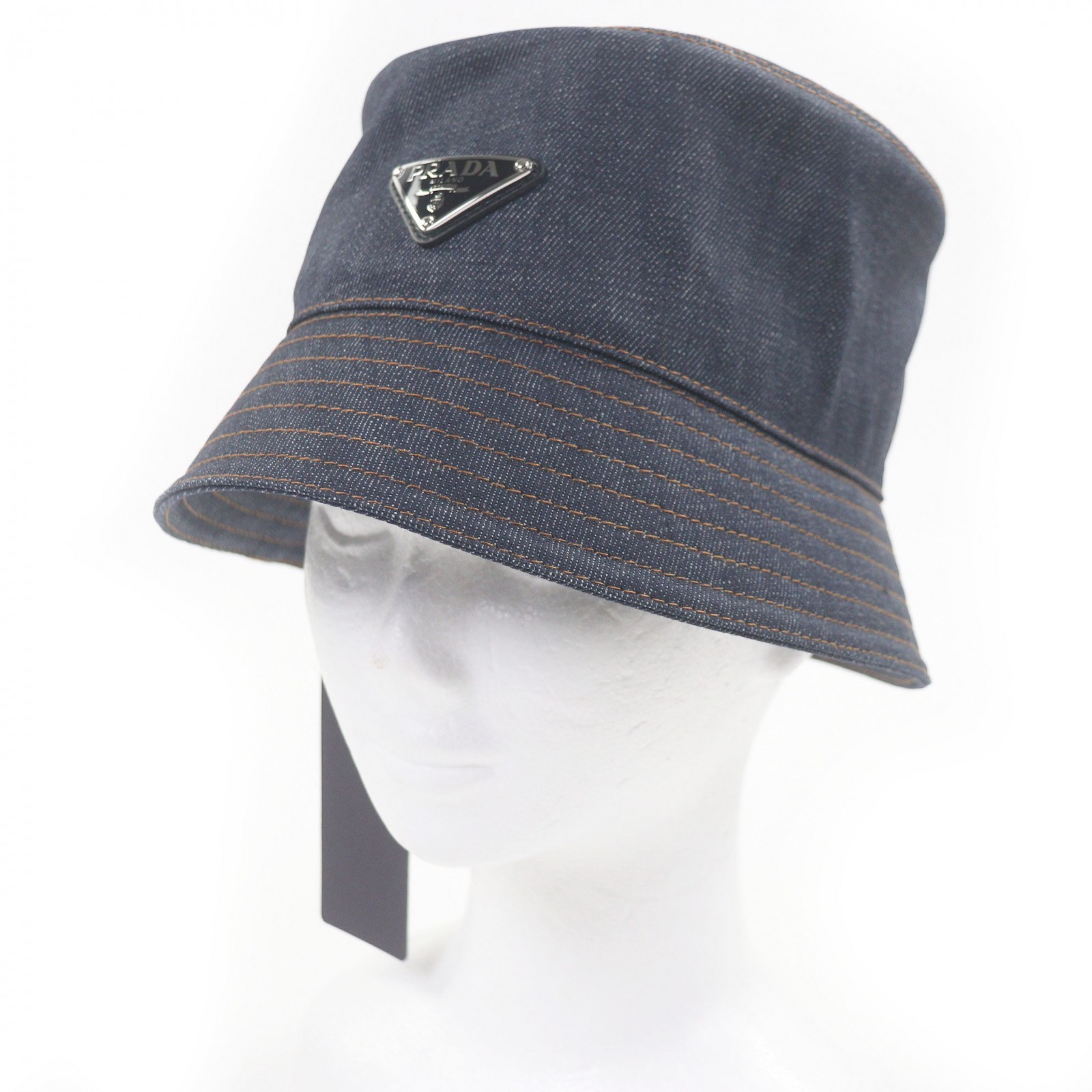 Pristine PRADA hat Triangle logo triangular plate… - image 1