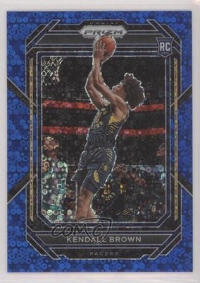 2022-23 Panini Prizm Fast Break Blue /150 Kendall Brown #225 Rookie RC 11ba