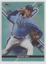 2022 Topps Finest Aqua Refractor 130/199 Shane Baz #4 11qd