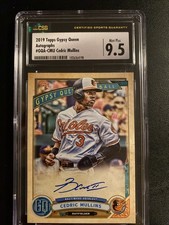 2019 Topps Gypsy Queen - Autographs Cedric Mullins #GQA-CMU (AU, RC)