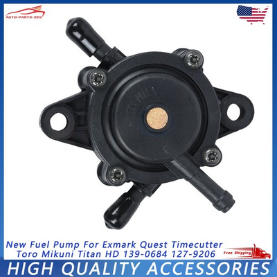 #ad New Fuel Pump For Exmark Quest Timecutter Toro Mikuni Titan HD 139 0684 127 9206 $9.98