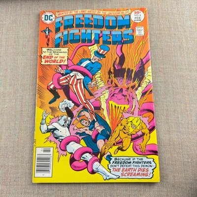 Freedom Fighters #6 2007 DC High-Grade Modern Patriot Team Issue Glossy Clean Co