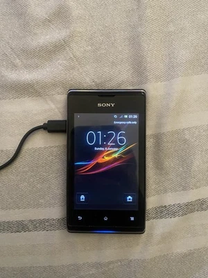 Sony Xperia E C1505 Smartphone Black, Unlocked - Image 1 of 3