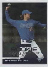 2004 Donruss Rated Rookie Stat Line Career 118/372 Andrew Brown #32 5x8