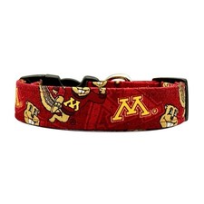 University Of Minnesota Logo Maroon Handmade Dog Collar