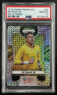 Neymar Jr Psa 10 2018 Panini Prizm World Cup #25 Mojo Brazil 6779