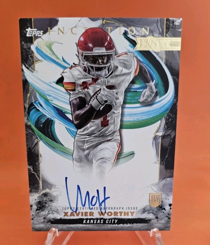 2024 Topps Inception Xavier Worthy AUTO Autograph RC Rookie Card #RA-XW (CL6)