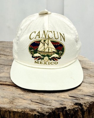 Vintage Paco's Cancun Mexico Hat Truckers Cap Snapback Off-White Ocean Ship