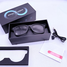 New Unisex Smart Glasses Model Q8 With voice Assistance: Black Frame