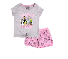 Looney Tunes Girls 2-Piece Short Set - Size 4