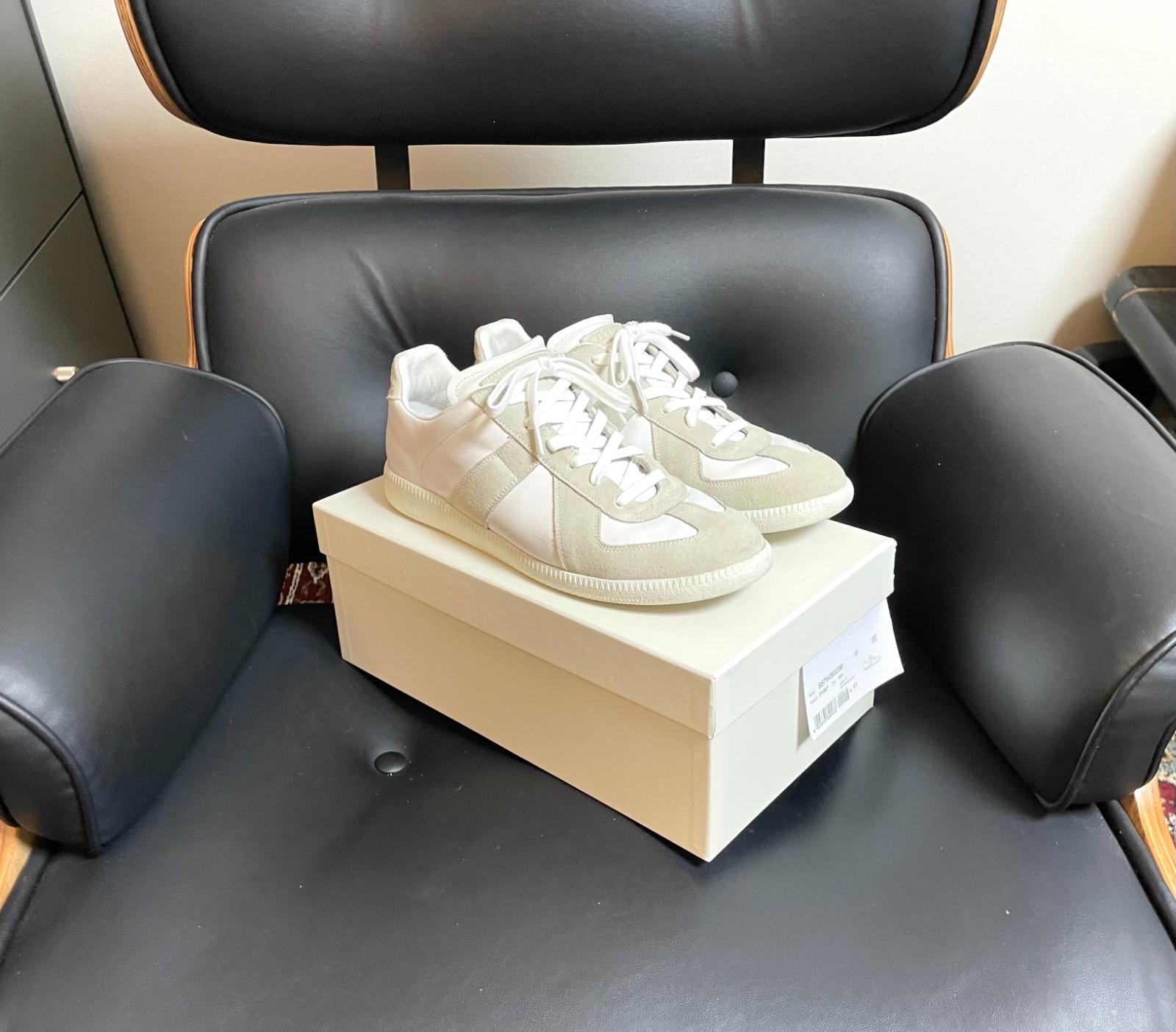 MAISON MARGIELA 'REPLICA' German Army Trainers GAT (All White)