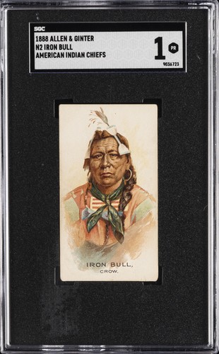 1888 N2 Allen & Ginter #25 Iron Bull — SGC 1