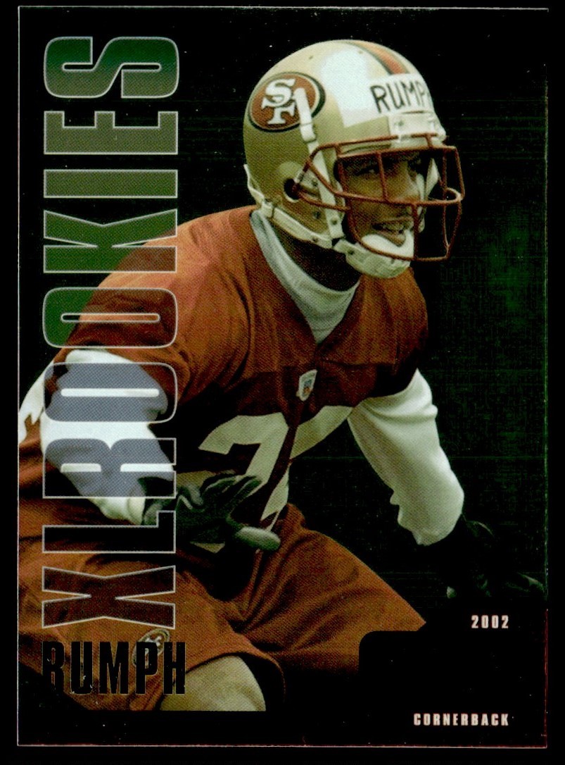 2002 Upper Deck XL Mike Rumph Rookie San Francisco 49ers #580