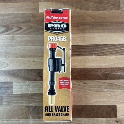 Fluidmaster, schwarzes PRO45B Füllventil mit Messingschaft