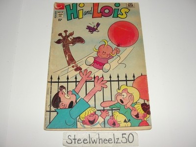 Hi And Lois #8 Comic 1971 Charlton Trixie Flagston Comic Strip Mort Walker RARE