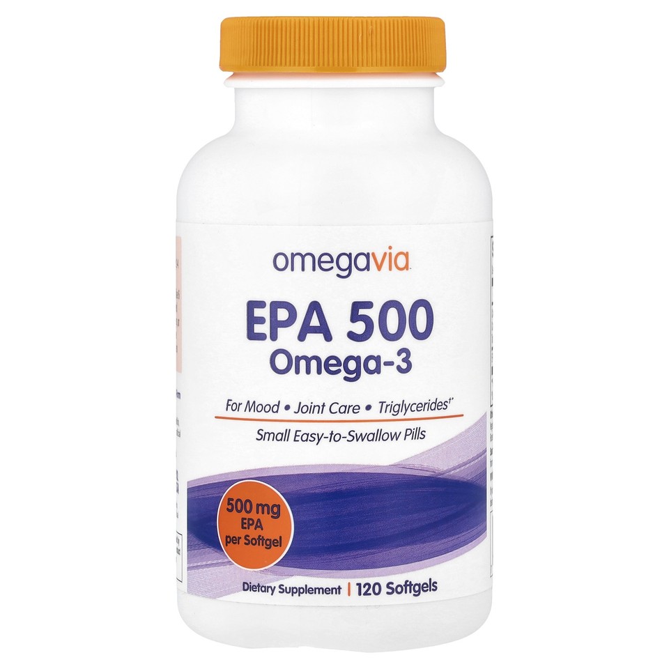 EPA 500, Omega-3, 500 mg, 120 Softgels