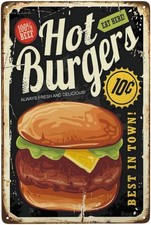 Tin Metal Sign Vintage Classic Designs Poster Funny Wall Decor 8x12