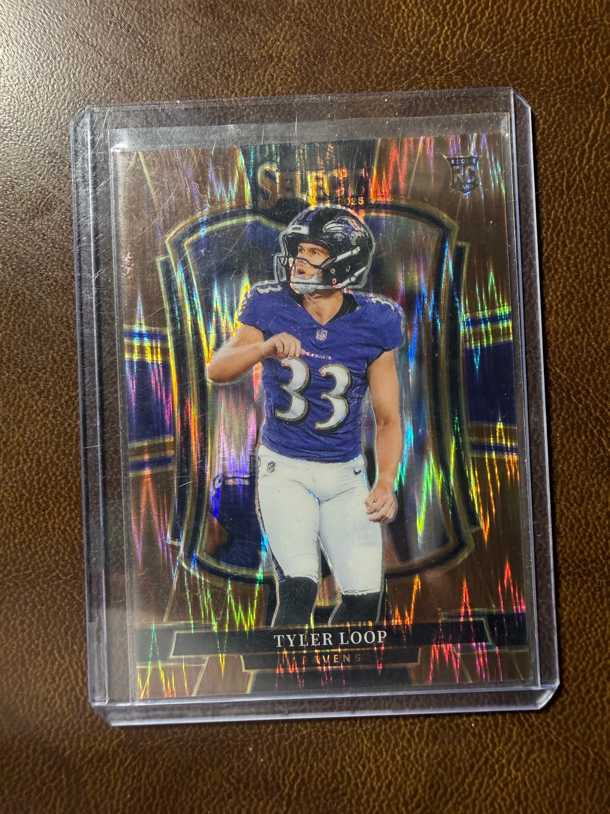 2025 Panini Select #161 Tyler Loop Copper Prizm Shock #/899