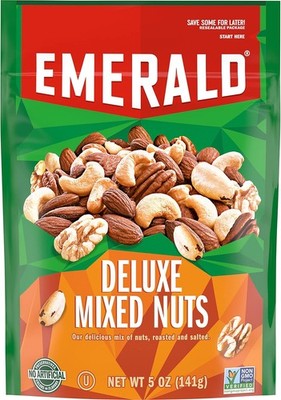 Salted Deluxe Mixed Nuts () | Resealable Bulk Bag | Cashews,