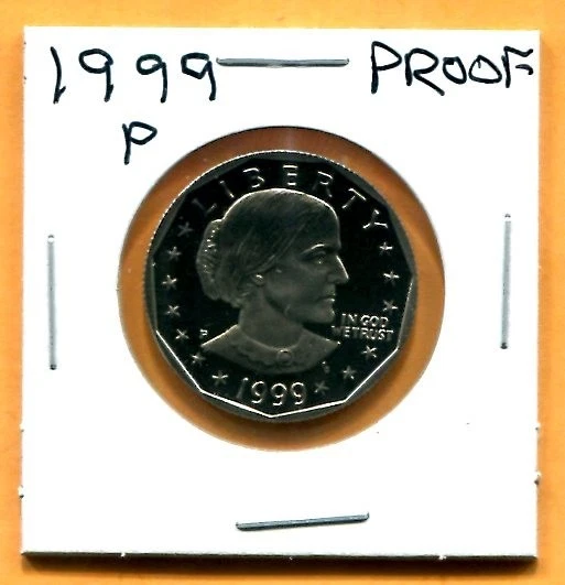 25+ Proof 1999 Susan B Anthony Dollars (1979-1981, 1999) for sale