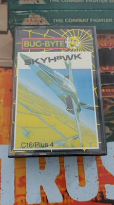 Skyhawk (Bug Byte 1985) Commodore C16 / +4 (Tape, Box, Manual) works