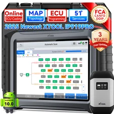 USED XTOOL IP919 PRO OBDW Bidirectional Diagnostic Scanner ECU Programming Tool