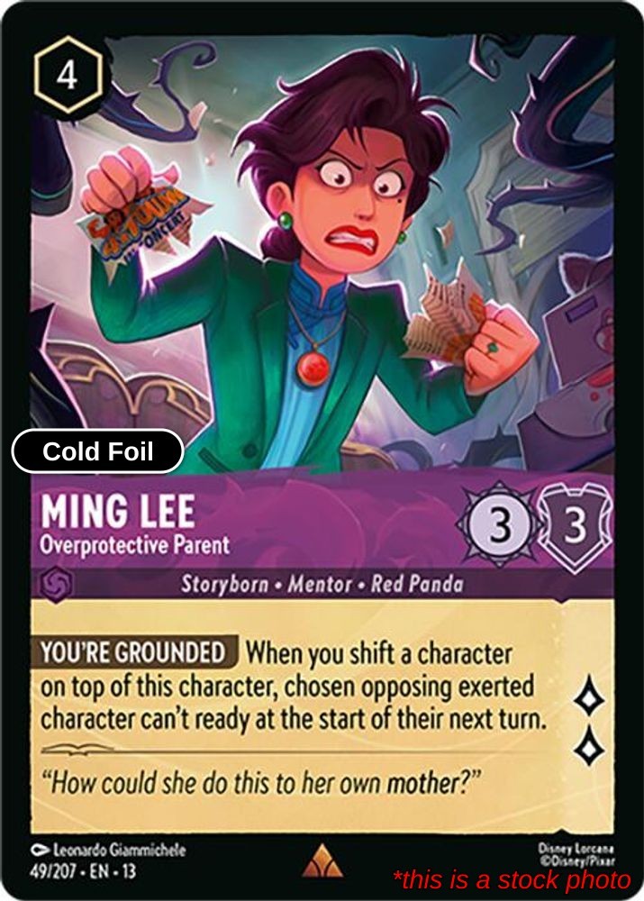 Ming Lee - Overprotective Parent [Lorcana TCG 13 - 49/207] Cold Foil