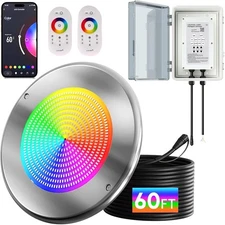 60W 10 Inch Smart LED 10 60 Foot with Controller, RGB (Red, Green, Blue)
