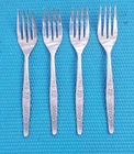 4-Interpur Jardinera Stainless SALAD FORKS 6 1/2"
