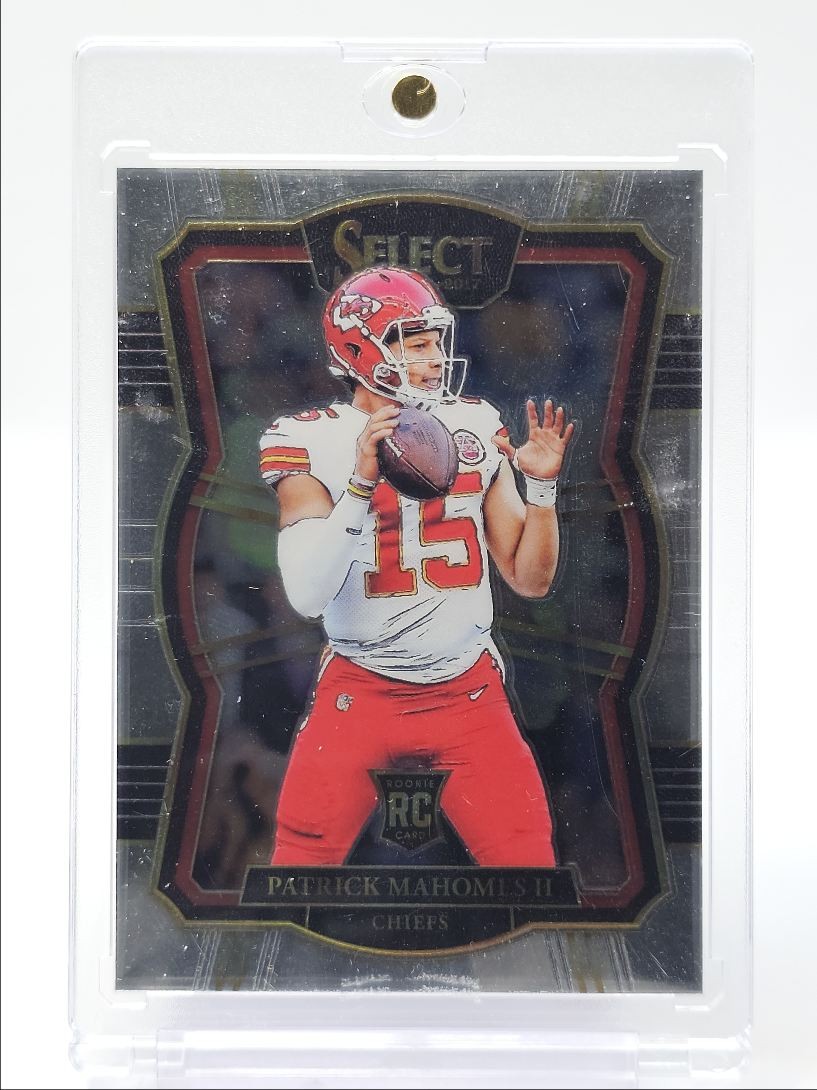 PATRICK MAHOMES II 2017 SELECT PREMIER LEVEL ROOKIE FOOTBALL CHIEFS RC Q6438