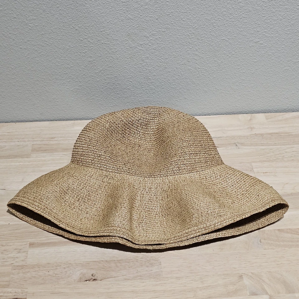 Шляпа-сквиши Eric Javits широкополая натуральная соломенная - Изображение 2 из 4