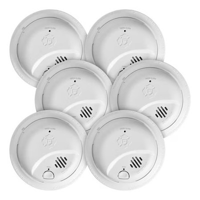 Brk Smi105-Ac Smoke Alarm, 2.25 In H, 5.69 In W, Pk6