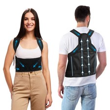 Posture Corrector for Women Men Adjustable Back Brace Posture Trainer Improve Hu
